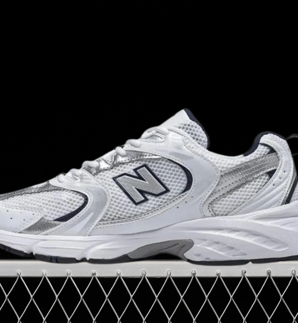 New Balance 530 White Silver Navy